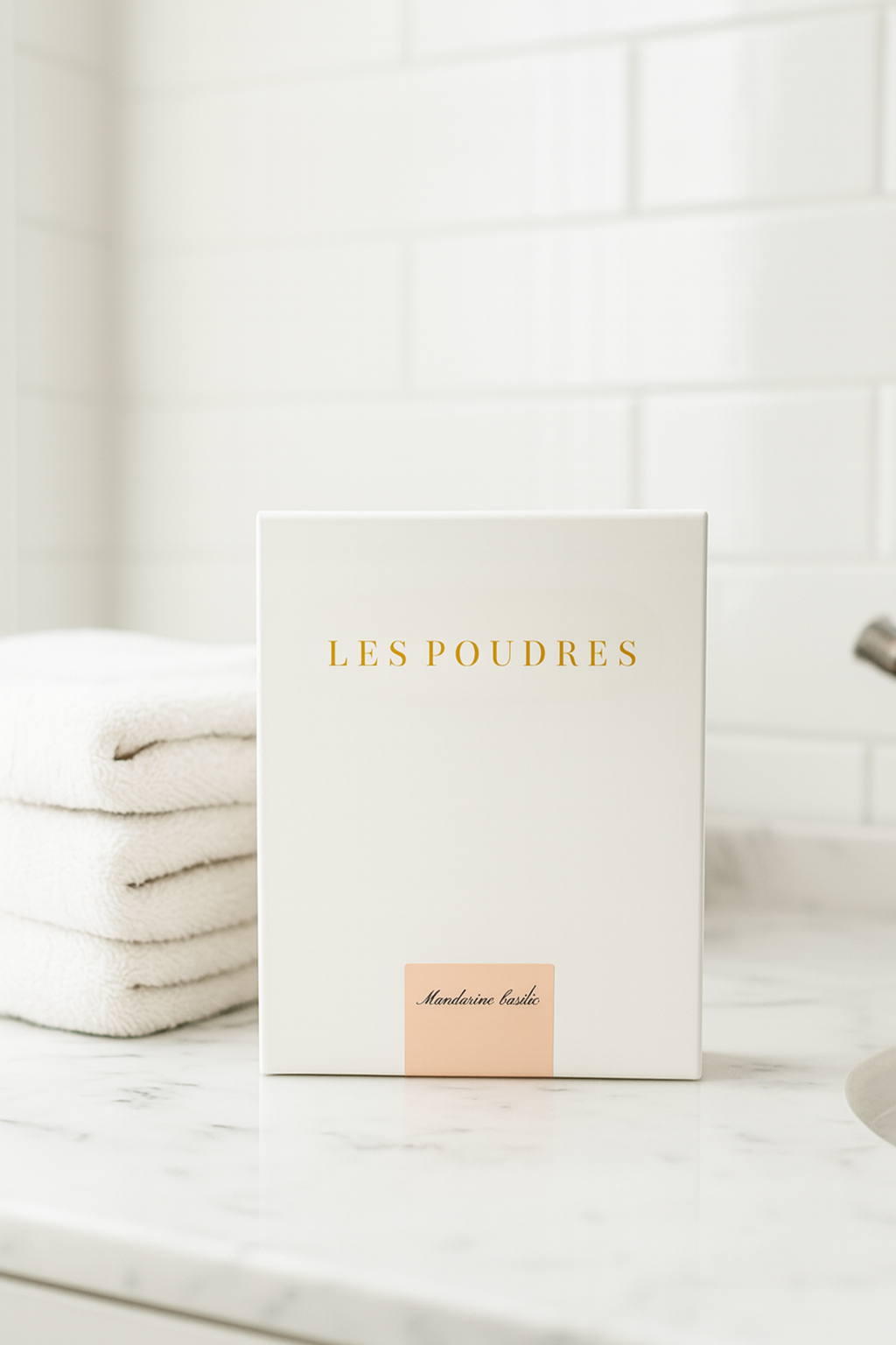 Mandarine Basilic poudre de linge purifiante et parfumante