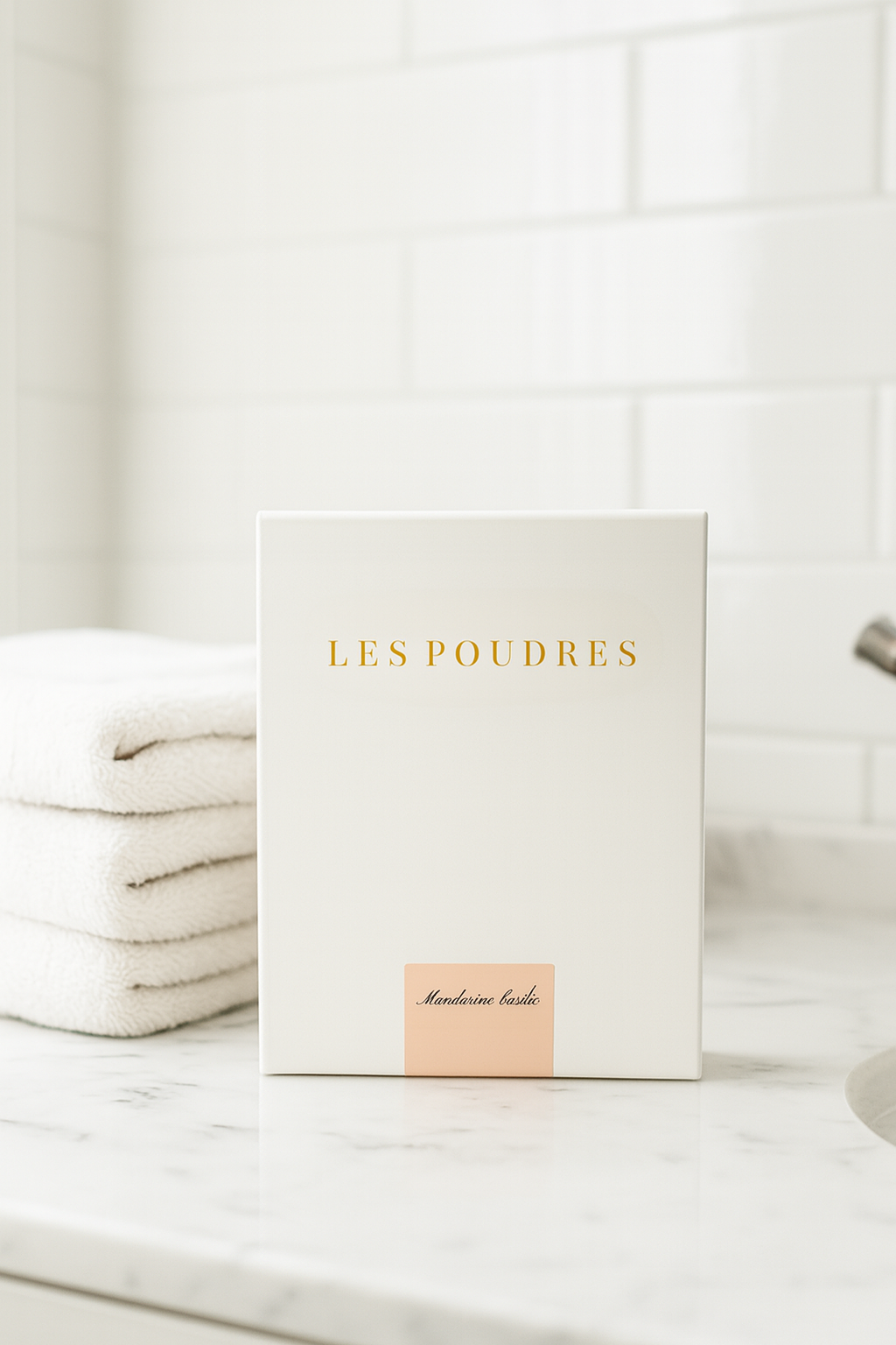 Mandarine Basilic poudre de linge purifiante et parfumante